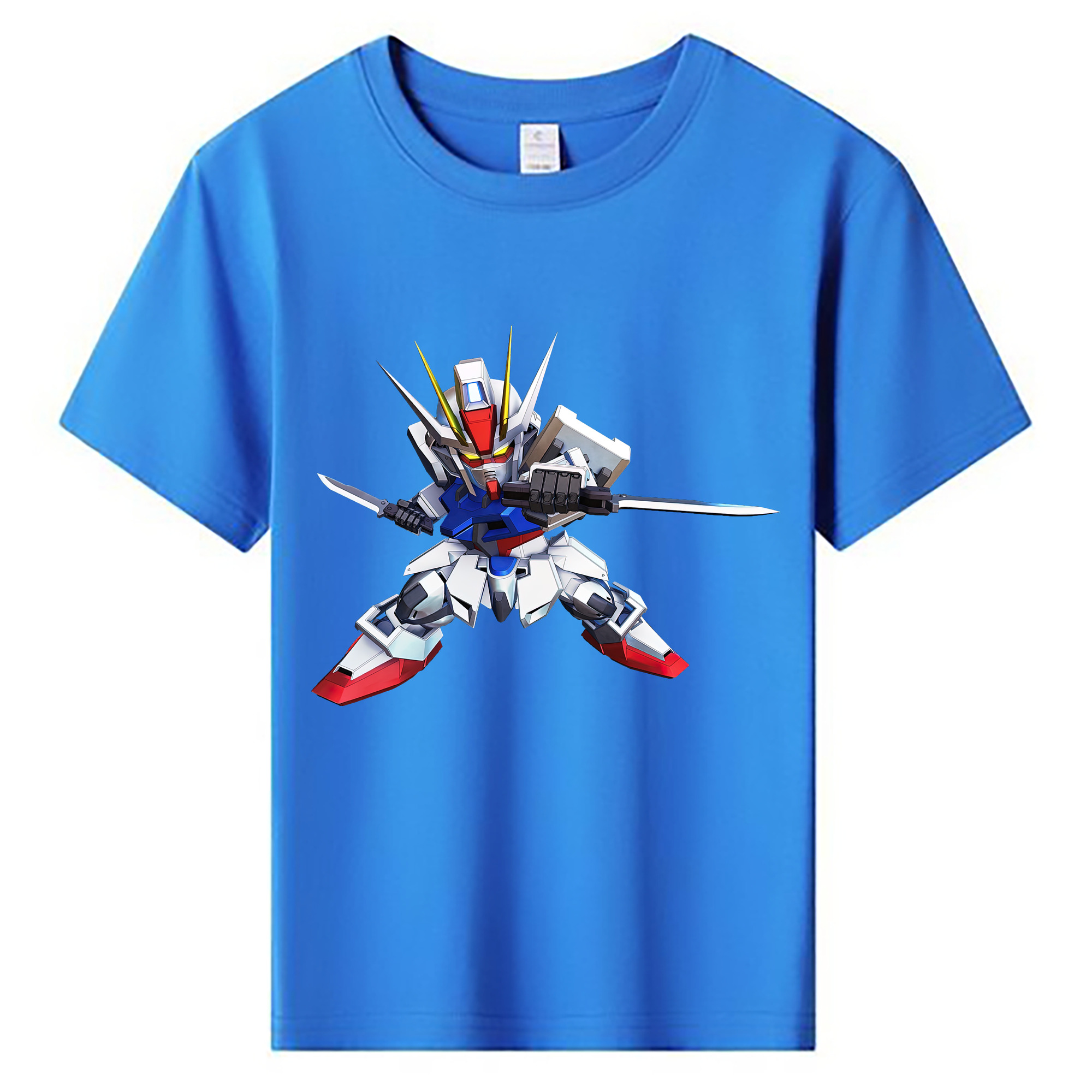 （画像用） 機動戦士ガンダム Mobile Suit Gundam 綿100％キッズTシャツ（フロントプリント）